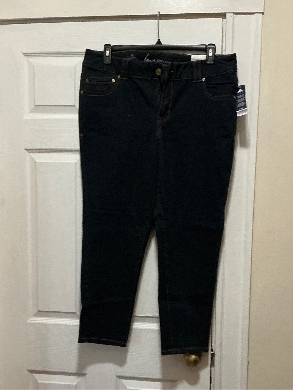 Lane Bryant Black Skinny Ankle Jeans for Women